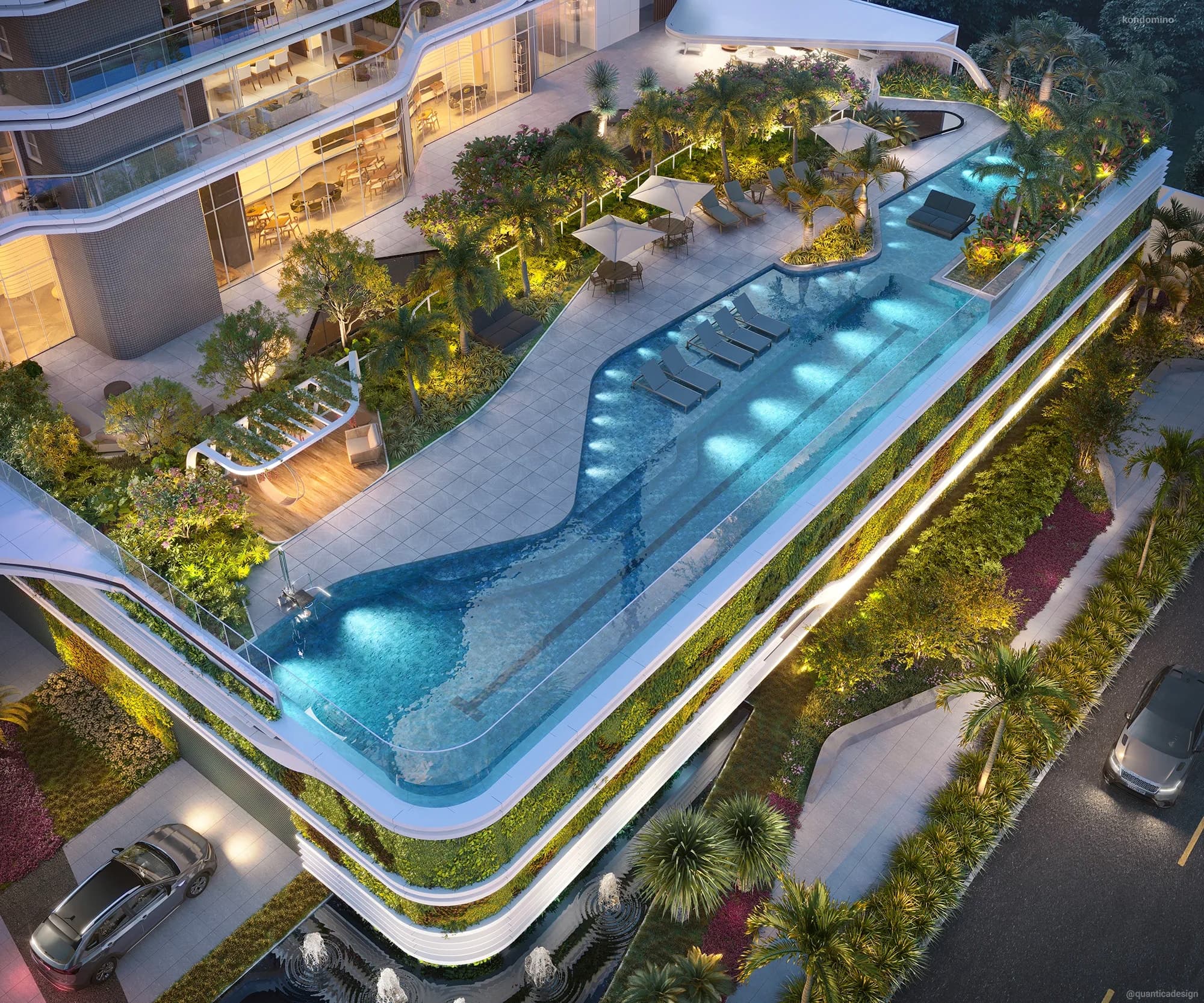Vista do BS Gold, empreendimento da linha BS em Fortaleza (CE)